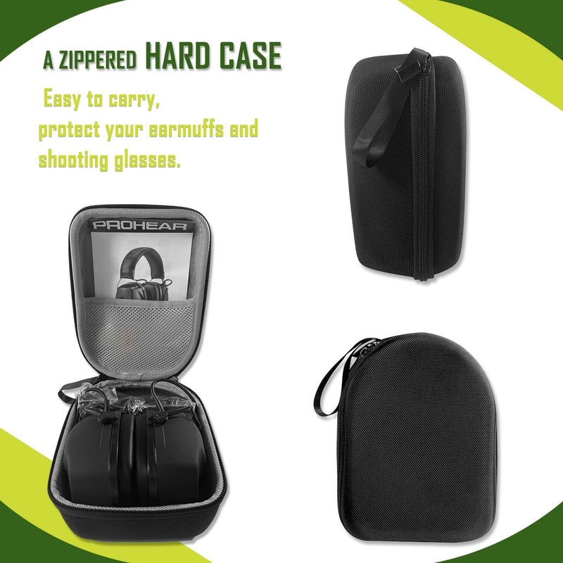 PROHEAR Arc Rail Adapter for Helmet Shooting Ear Protection Earmuffs, NRR 23dB Noise Reduction Hearing Protection for Hunting - Image 4